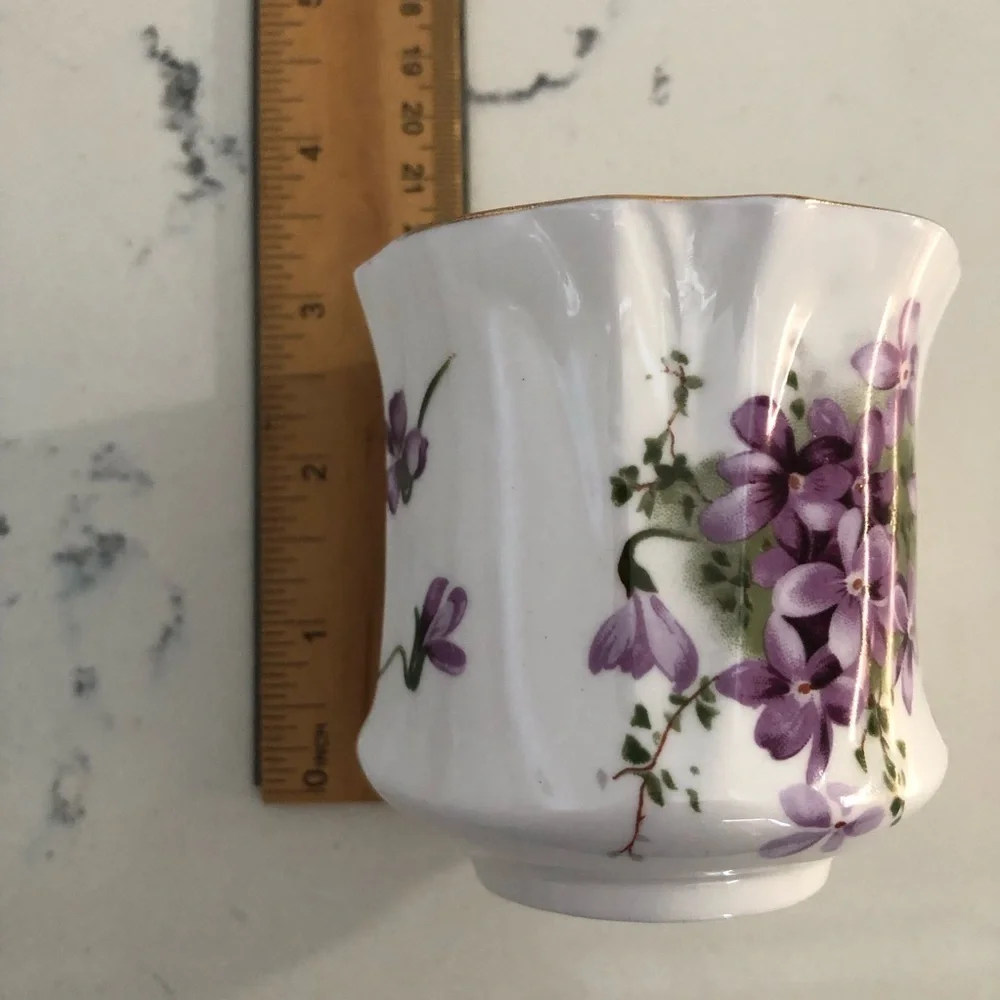 VTG Hammersley Victorian Violets Teacup and Saucer~Bone China VTG